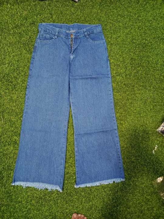 Simple Jeans Wide Leg Flapper For Girls And Womans/Ladies