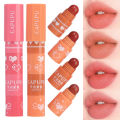1Pcs 4 in 1 Lipstick Set Velvet Long Lasting Lipstick Woman Matte Peach Red Lip Tint Non-stick Cup Lip Gloss Makeup. 