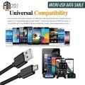Micro USB Data Cable, USB Fast Charging Cable, 1M Micro USB High Speed Data Transfer Fast Charging Cable for Android Devices by Aura Mart. 