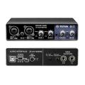 Teyun Q24 - Q22 USB Audio Interface - Dual Channel Sound Card - 48v Phantom Power Supply for Recording, Streaming and Podcasting - High-Fidelity, Studio Quality Recording, and All the Software You Need to Record. 