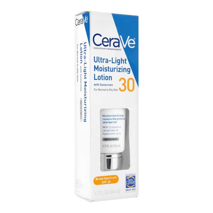 Cerave Ultra Light Moisturizing Lotion 30spf 50ml