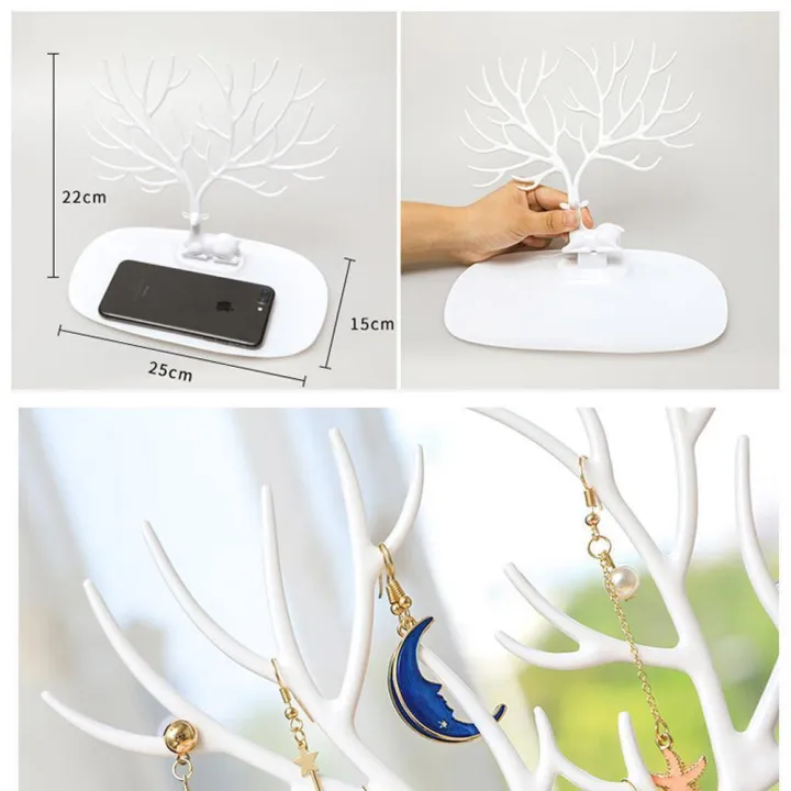 Earrings%20Necklace%20Ring%20Pendant%20Bracelet%20Jewelry%20D-isplay%20Stand%20Tray%20Tree%20Storage%20Racks%20Organizer%20Jewelry%20Shelf%20Holder%EF%BC%8825x22x15cm%EF%BC%89%20-%20Image%206