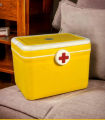 Compact and high-quality, our Small First Aid Box is perfect for homes, schools, and offices. Transparent design for easy access, it's an ideal organizer for medicines and cosmetics. Stay prepared with this sleek and portable medical kit.. 