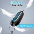 1500mAh Mini Portable Keychain Phone Charger with Retractable Plug, Fast Charging for iPhone and Android, Waterproof, Compact Design, Built-in Carabiner. 