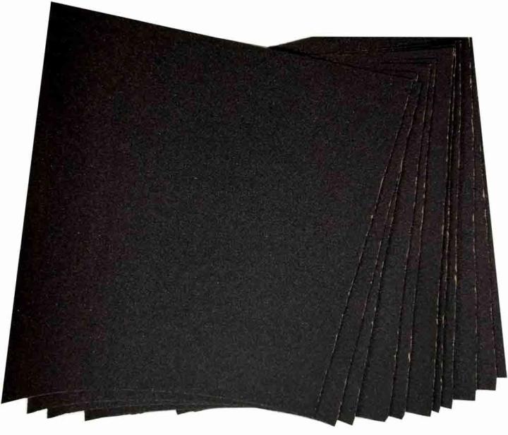 Sand Paper/ Emery Paper/ Abrasive Paper Waterproof 280x230mm 100 to 400 Grit Waterproof  (Pack of 50 sheets)