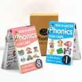 Phonics Flash Cards for Kids (67 Cards) – Read & Master English Letter Sounds – Teacher Approved Learning Kit for Ages 3-7 – with Metal Ring. 