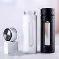 Glass Water Bottle With Resistant Plastic Cover 450ml Heat Resistant Leak-proof  insulated Drinking Water Bottles. 