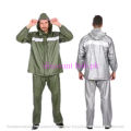 PVC RAIN SUIT # 922 (World Best quality, Heavy & Thick Material cloth) 100% Guaranteed Water Proof BLACK / SILVER / DARK GREENISH COLOUR (MEN&WOMEN), Number One Quality Rain kit, Rain jacket & trouser, Barsati (lowest Price in all Market). 