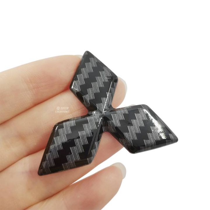 1 x ABS Mitsubishi Logo Car Auto Steering Wheel Emblem Badge Sticker Decal Replacement For MITSUBISHI