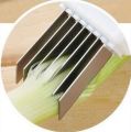 Kitchen Tool Stainless Steel Green Spring Onion Shredder Slicer Cutter Easy Handle. 