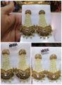 Indian kundan earrings gold palated 1carat. 