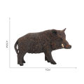 Plastic Wild Pig Figurine Kids Education Toy Action Figure for Home/Yard Decoration. 