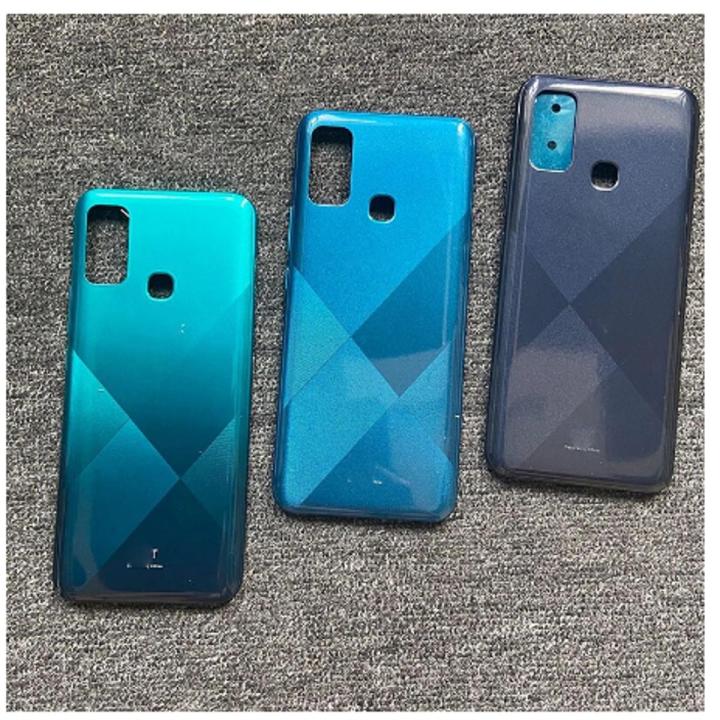 Infinix Hot 9 Play X680 X680B X680C Back Rear Glass Door Housing Case Battery Cover With Adhesive Buttons