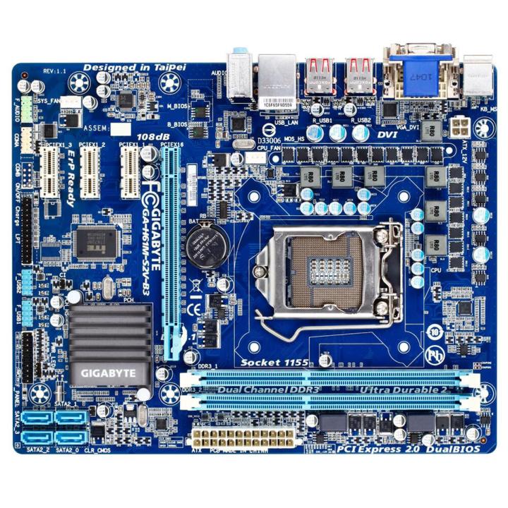 H61M-2nd, 3rd gen Motherboard i3,i5,i7,xeon LGA 1155 for DDR3