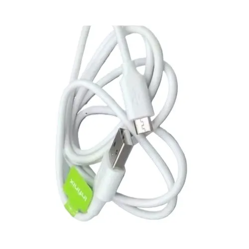 Infinix%20100%25Original%20Charing%20Cable-Micro%20USB%20Fast%20Charging%20Cable%201.2m%20Silicone%20Cable%20White%20-%20Image%202