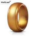 Men Silicone Rings Hypoallergenic Flexible Sports Antibacterial Wedding Rubber Bands 8mm Food Grade FDA Silicone Finger Ring. 