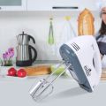 Electronic Scarlet Beater, Eslite Electric Hand Whisker Machine For Kitchen, Mini Portable Beater and Blender For Whipping Cream Eggs Cakes, Base 7 Speed Control, 2 Stainless Steel Beaters, 2 Dough Hooks, Oil Brush,. 