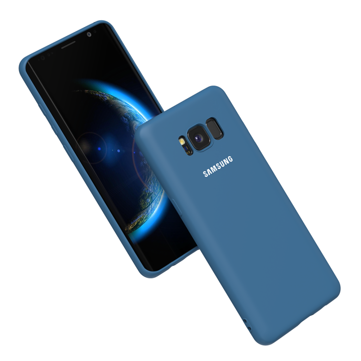 Premium Silicone Shockproof Back Cover Case for Samsung Galaxy S8 Plus