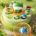 Frog or Duck Games, Bounce and Catch Toys, Duck and Friends Fishing Game, Pop Up Toys, Birthday Party Favors, Board Game for Toddlers, Kids Toys. 