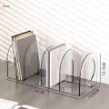 Desk Bookshelf File Folder Sorter Document Skid Bookend Organizer. 