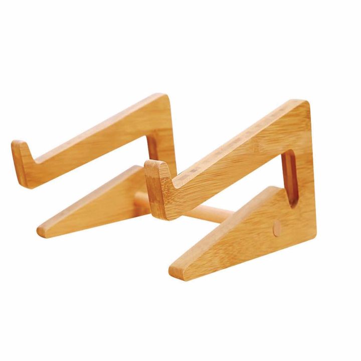 Wooden Laptop Stand, Adjustable Laptop stand, Wooden Stand Mount Raiser for Laptop