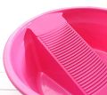 Washboard Washing Clothes Hand Wash Board - Compact Bucket, Basin for Laundry. 