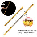 Certiou Auspicious Cloud Relief Sculpture 60cm Golden Wukong Ruyi Jingu Bang Expandable Cosplay Prop with Auspicious Cloud Relief Design Perfect for Play Events 60cm Golden Cudgel. 