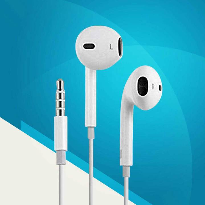 Gionee 100% Original Wired 3.5mm Handsfree Imported Gaming Earphones High Quality Deep Bass Sound In-Ear Handfree Gaming Headphones For Android Mobile Phones / Music Earphone With Built-In Mic Crystal-Clear Audio Deep-Bass