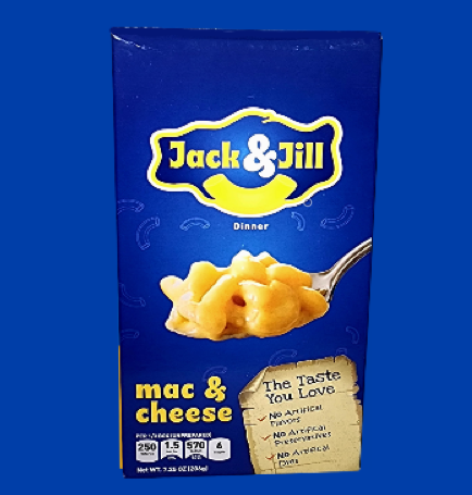 Jack & Jill Original Macaroni & Cheese 206 g ( Imported ) Elbow Macaroni and Cheese Pasta | Creamy & Delicious | No Artificial Flavors, Preservatives, or Dyes | Quick Meal Solution |Easy to Cook | Perfect for Kids & Adults | Mac & Cheese Lovers