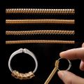 4 Sizes Gold Spiral Based Ring Sizer Adjuster Guard Tightener Reducer Resizing Jewelry Tools Any Loose Rings. 