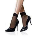 3 Pairs of Popular Transparent Socks for Women's Stockings Silk Soft Nylon Elastic Short Ankle Sheer Socks in Skin White and Black - Bilal Online. 
