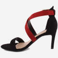 Unze London Women "JACK" Open Toe Stiletto Heel Sandals For Women - Sandals For Women. 