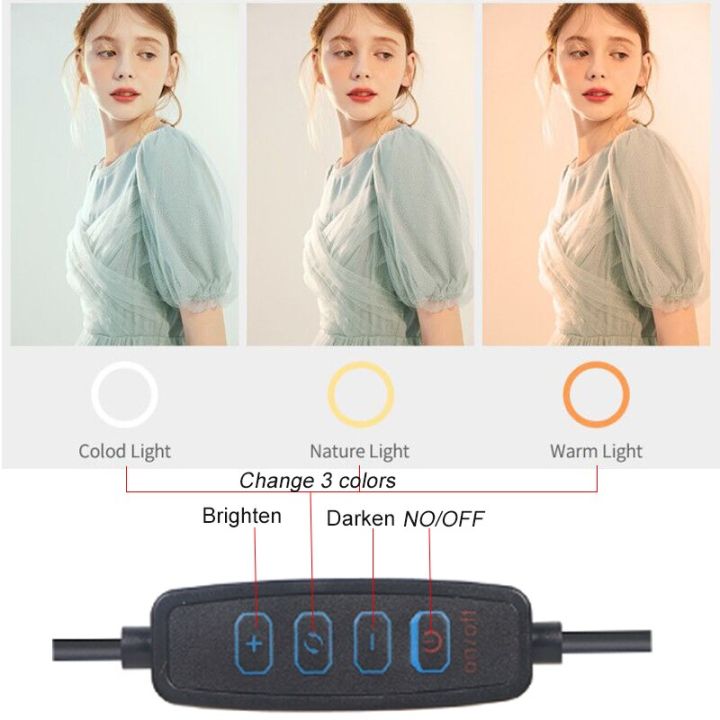 26CM%20Ring%20Light%20with%20Mobile%20Holder,%20TripodStand%20Holder%20and%207ft%20Stand,%20RingLight%20with%207%20Feet%20Stand,%20Three%20Colours%20Makeup%20LED%20RingLight%20with%20Tripod%20Stand,%20Dimmable%20Selfie%20RingLight%20with%20USB%20for%20Videography%20and%20Photography%20-%20Image%203