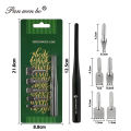 Greenwich Line Parallel Calligraphy Pen – Broad Nib Dip Pen for Arabic, Urdu, and English Calligraphy – Includes Bamboo Qalam for Traditional Writing. 