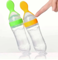 Soft-Squeeze Baby Spoon Feeder Bottle ndash  Mess-Free First Stage Feeding for Infants. 