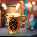 Metal Cup Tumbler Gifts Vintage Glass for Holiday Hotel Home. 