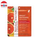 𝐖𝐁𝐌 Natural Solution Facial Mask Sheet Blood Orange & Vitamin C - Facial Mask for Glowing & Radiant Skin. 
