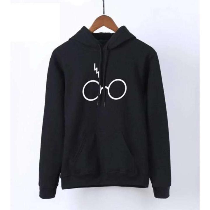Black Harry Potter Printed Hoodie For Women 352