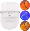 3 Colors LED Face Mask Red Light Therapy Facial Photon for Skin Rejuvenation, Collagen, Anti Aging, Wrinkles. 