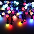 Multi Colour LED Automatic Color Changing RGB Globe Ball Fairy Light String for Eid Party Milad Festival Home Decoration - 220V. 