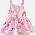 Summer dress frock design for baby girl sleeveless dress for baby girl Cotton dress for baby girl Frock. 