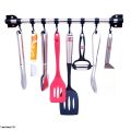 8 Hooks Kitchen Accessories Organizer Rack & Cloth Hanging Stand. 