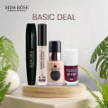 Miss Rose 4 Pc Basic Deal Foundation Concealer Mascara & Lip Tint. 