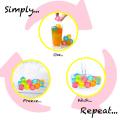 Reusable Ice Cube - Refreezable Reusable Ice Cubes for Drinks, Plastic Ice Cubes Reusable Dry Ice for Cocktails Coolers like soft drink fruit juice or Cold Coffee Different Shapes, Non Melting Ice Cubes.. 