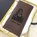 CUSTOMIZED NAME AND PICTURE ENGRAVE ON LADIES LONG LEATHER WALLET/PURSE WITH GIFT BOX PACKING (PERFECT GIFT TO SEND YOUR WIFE, SISTER, MOTHER, FIANCE, FREIND OR YOUR LOVED ONES). 