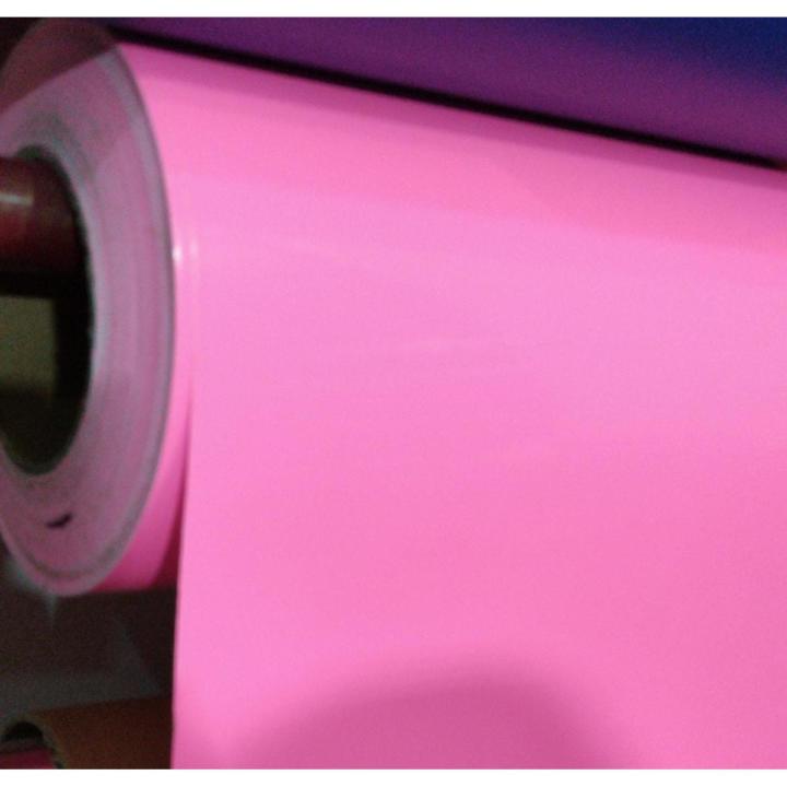 12 x 36 inches shiny pink sticker Carbon Pvc paper 3 feets for Mobiles sheet