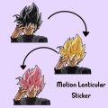 1pcs Anime Dragon Ball Stickers Goku Vegeta 3D Transform car sticker super saiyan Waterproof 3D Sports Holographic Kids fans Toy. 