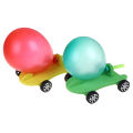 Children Science Educational Balloon Power Car Model Handmade Diy Toy. 