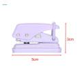Mini 1 Hole Paper Punch Tool 1/4inch Hole Compact with Closure Buckle for Punching Ordinary Paper. 