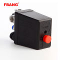 4-Port Air Compressor Pressure Control Switch, FBANG – 240V, 15A, 175 PSI, 1/4" Single Phase, Auto-Control with Safety Valve, Durable and Easy to Install. 